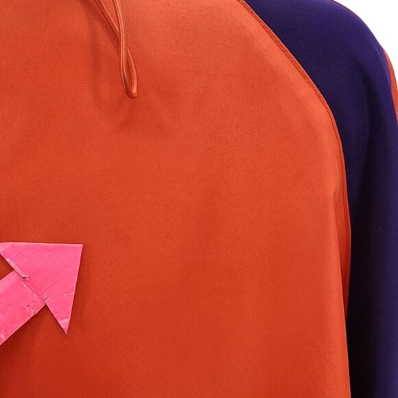 Vintage Clemson Mens XL Jacket Windbreaker Red Oak Sportswear Hooded 1/4 Zip - Picture 7 of 14